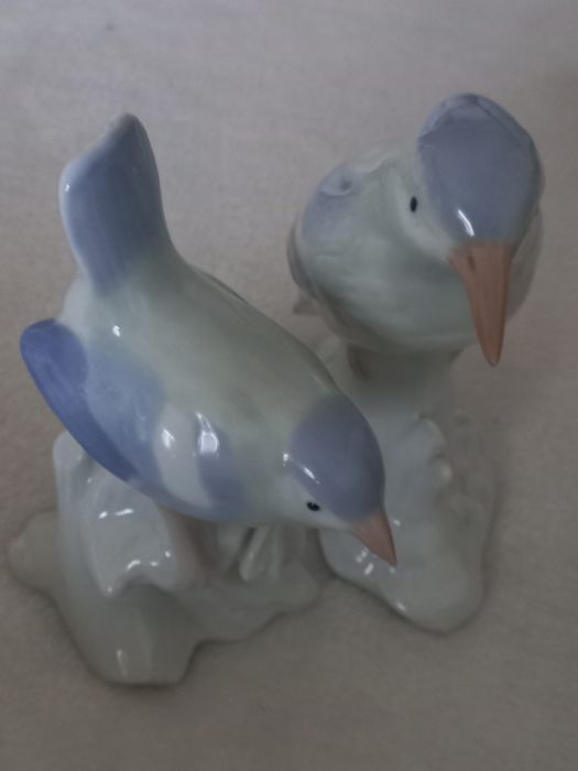 Figurka porcelanowa ptak Zimorodek