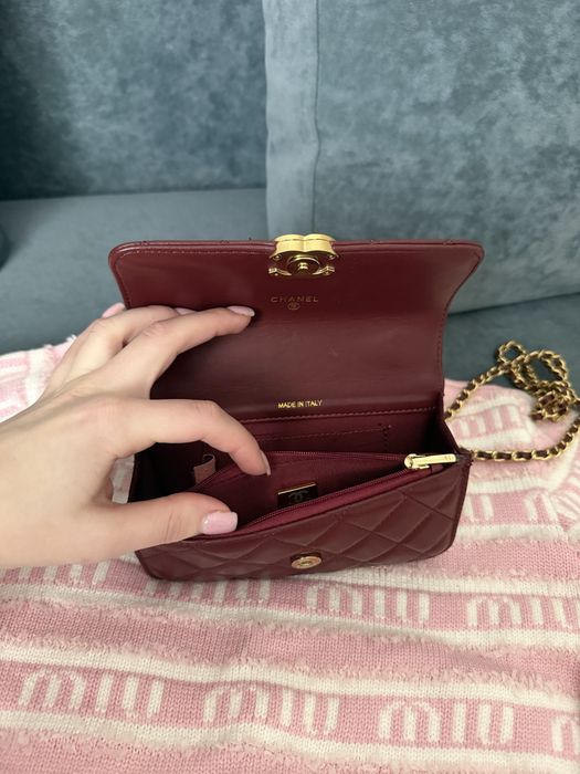 Сумка Chanel бардова