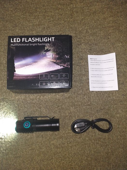 Latarka taktyczna LED,militaria,survival,turystyka,wojskowe,policja,