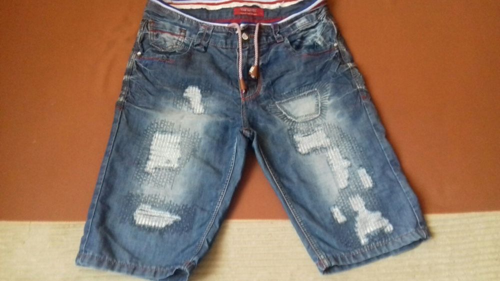 Spodenki jeansowe męskie