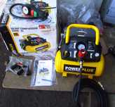 Мобільний безмасляний, тихий компресор Powerplus POWX1724S (з Бельгії)