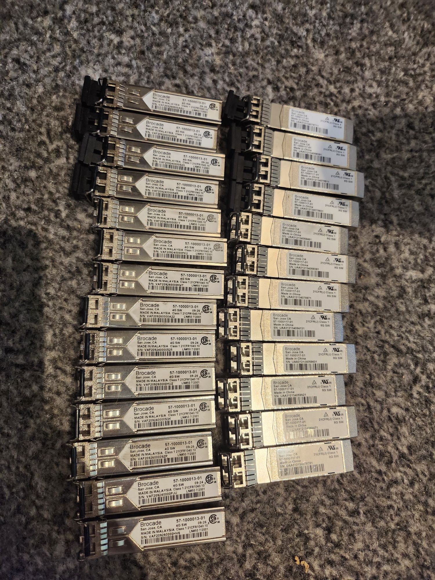 Moduły/wkładki SFP Brocade  8g SW 4gSw