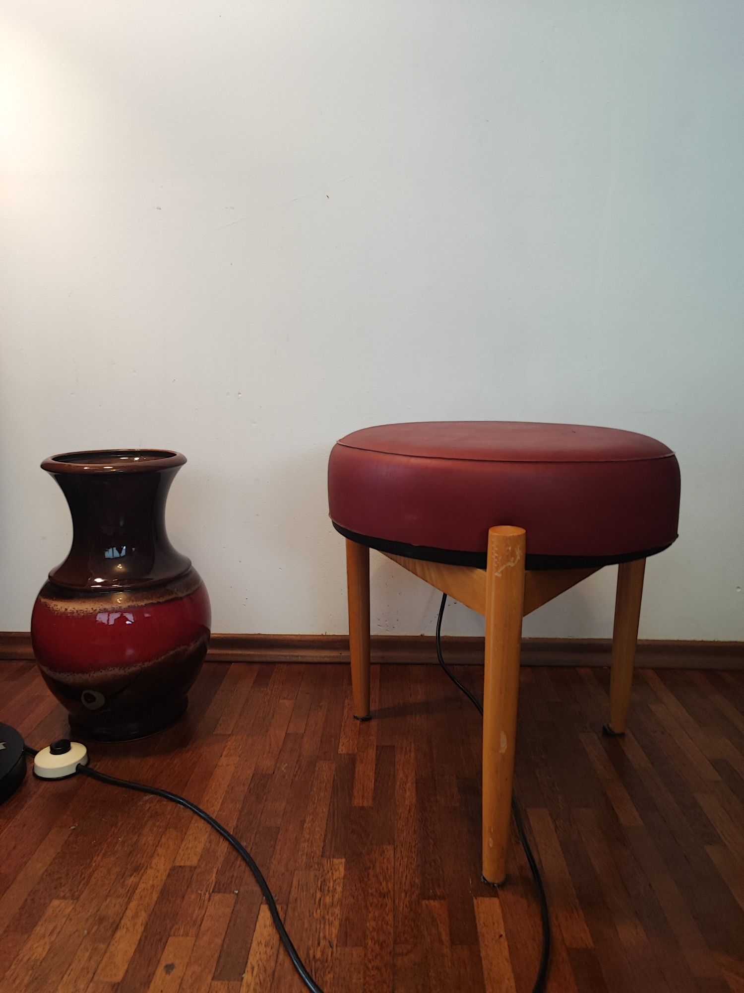 Stołek taboret skandynawski design lata 60