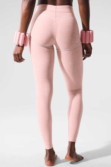 Легінси Alo Yoga Airbrush High-Waist Heart Throb Legging Pink Quartz H
