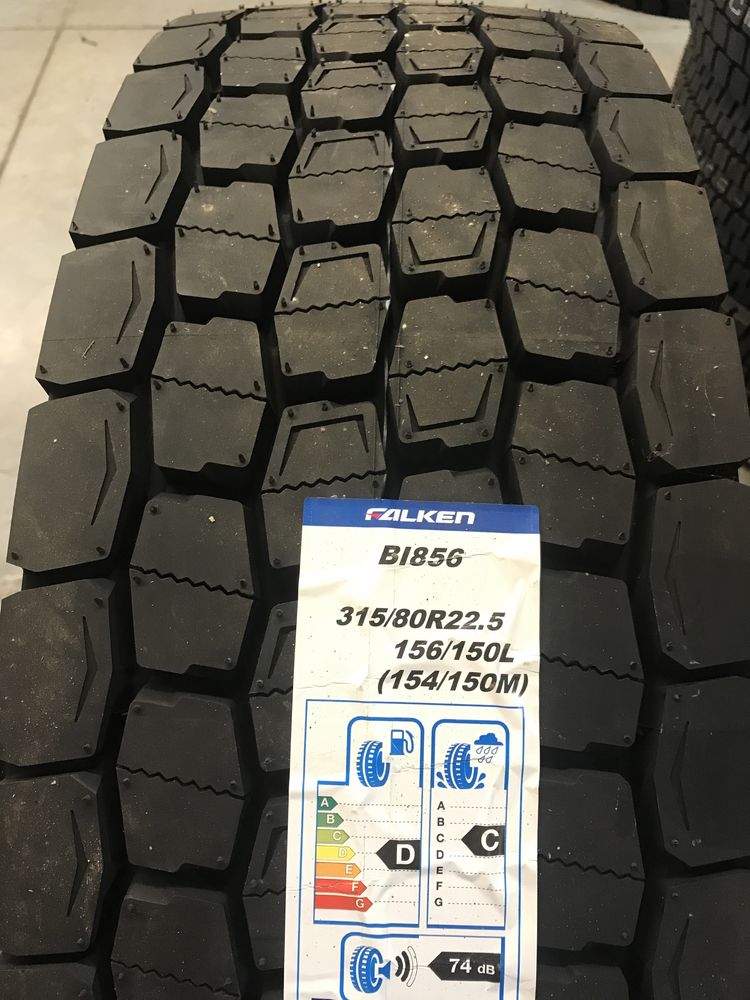 1490netto Mocna JAPOŃSKA opona FALKEN 315/80 r22.5 napęd MultiWay