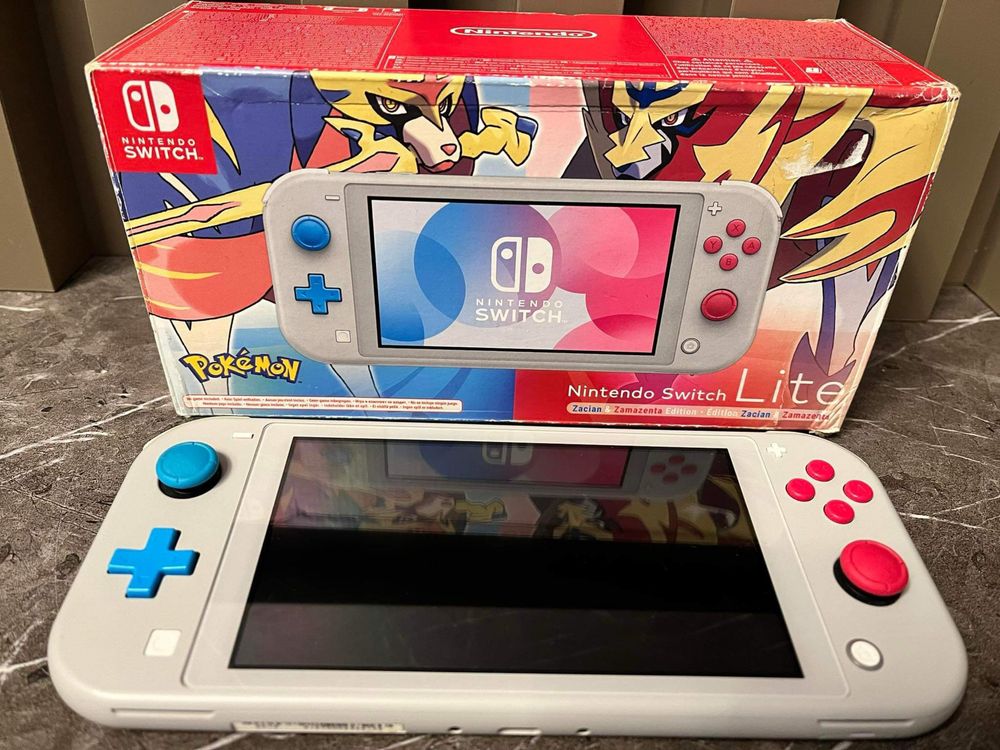 Nintendo Switch Lite Pokemon Zacian & Zamazenta Edition