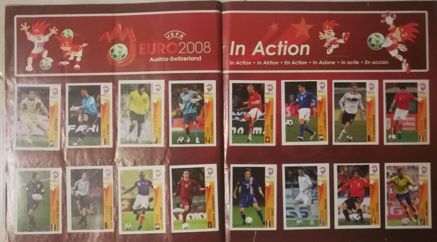 Vendo caderneta do euro 2008