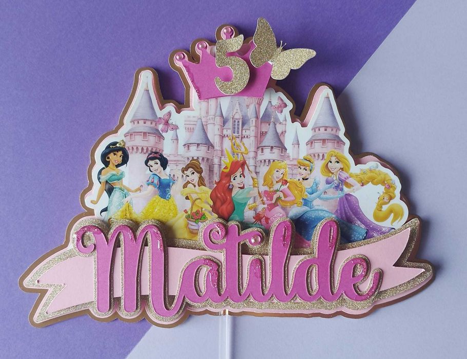 Topo de bolo personalizado