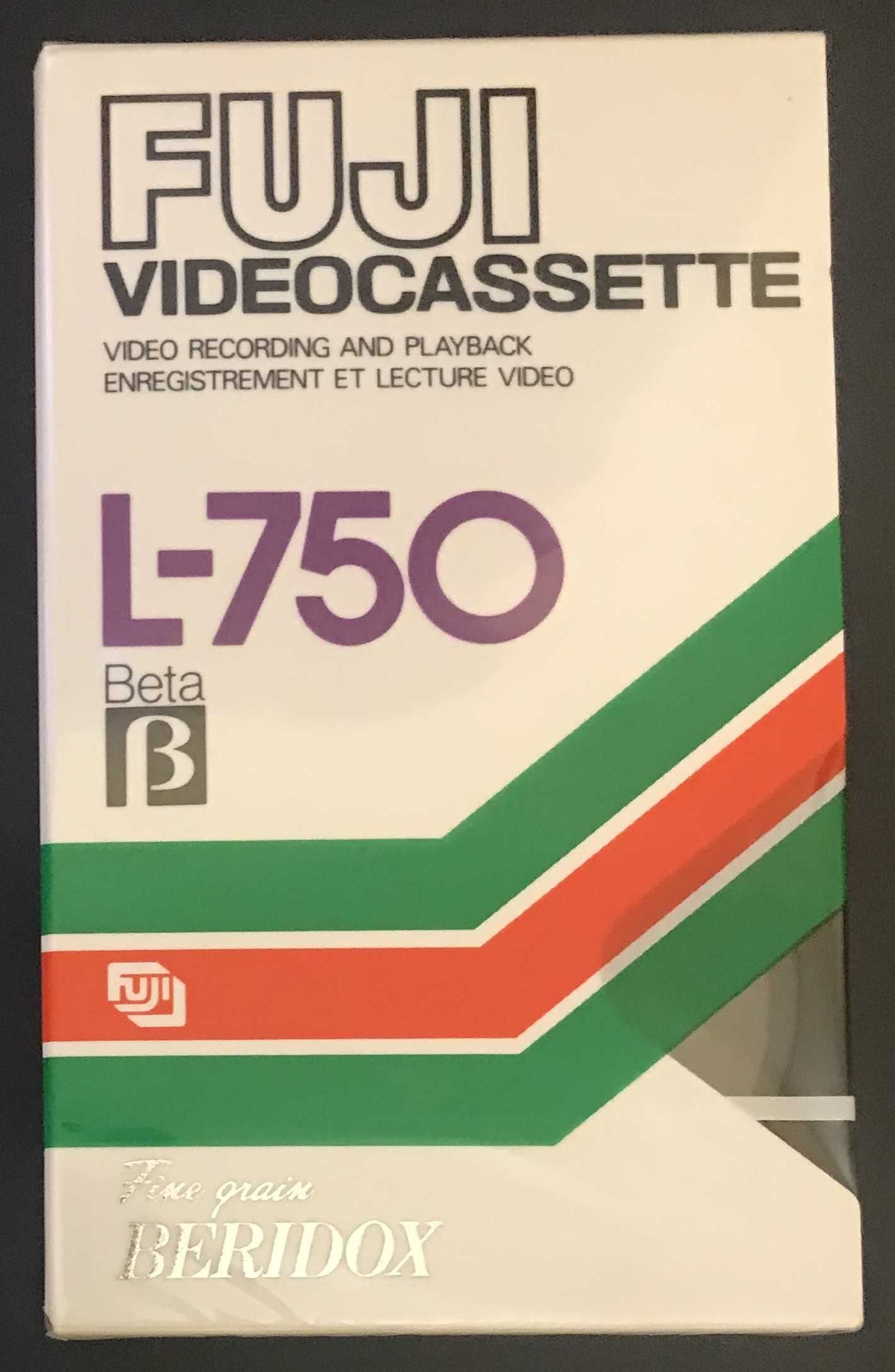 Видеокассеты кассеты FUJI betamax (1980 год)