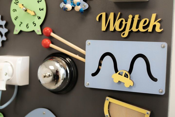 Tablica Manipulacyjna Sensoryczna Montessori