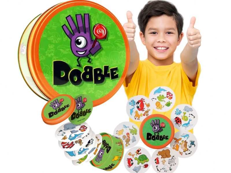 Gra Dobble, Kids, Gra rodzinna, towarzyska, imprezowa, dople, doble