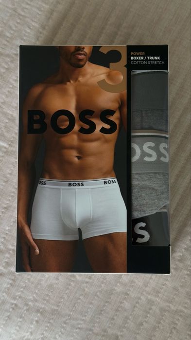 Чоловічі Труси боксери Boss оригінал розмір М 3 шт