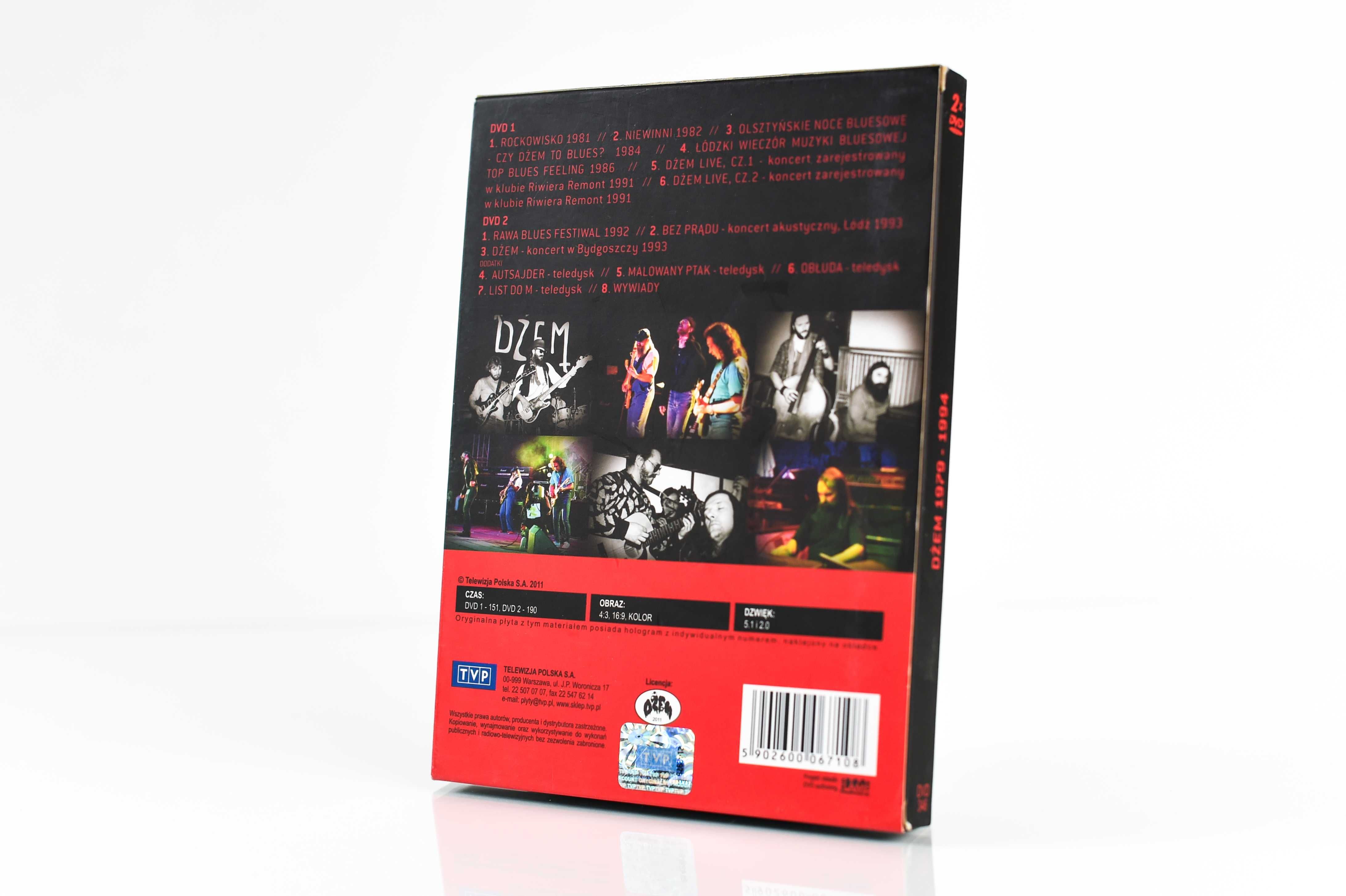 Dżem 1979–1994 DVD 2x koncerty + teledyski + wywiady