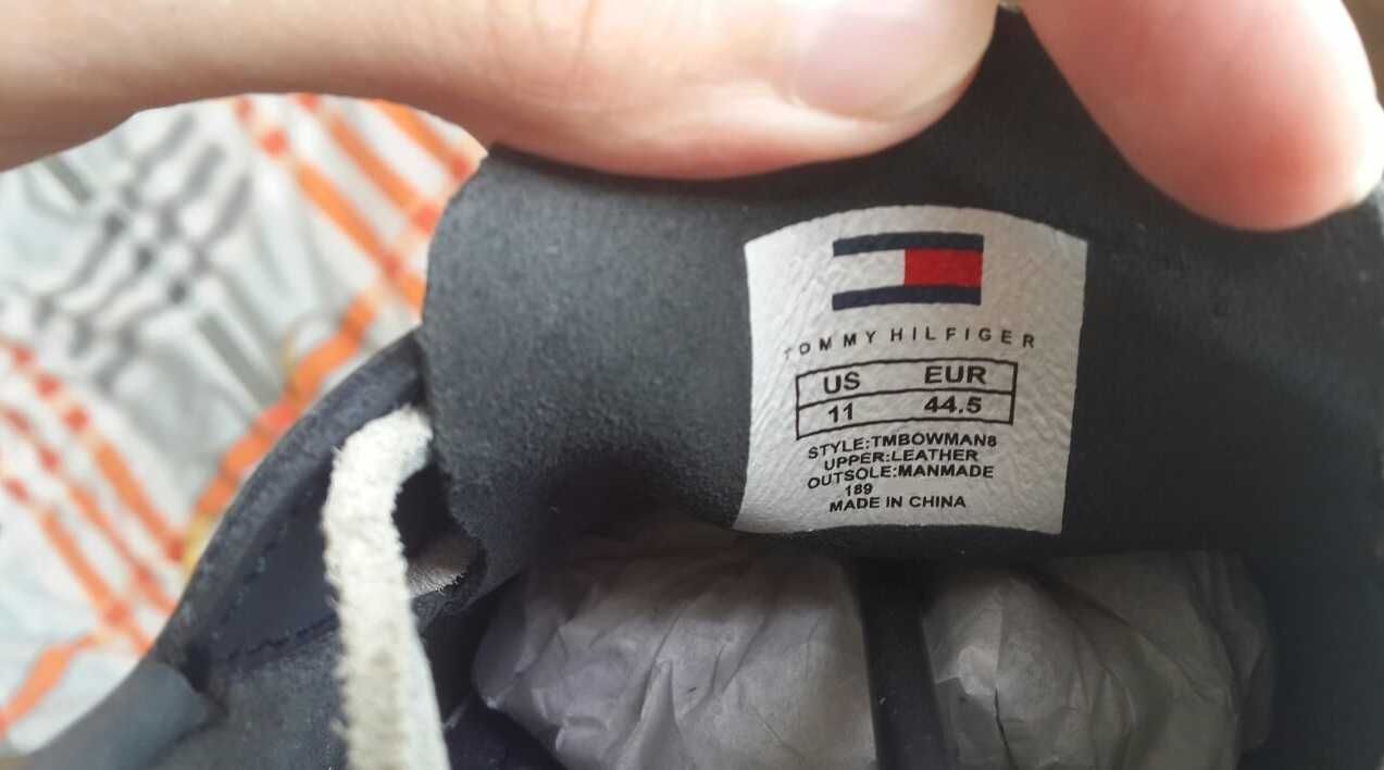 Tommy Hilfiger Оригинал Новые Кожаные OLX Доставка Кроссовки TH 44