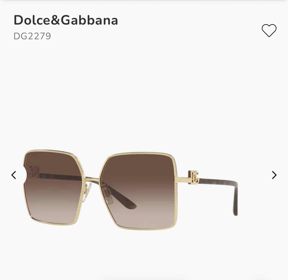 Dolce Gabbana окуляри оригінал