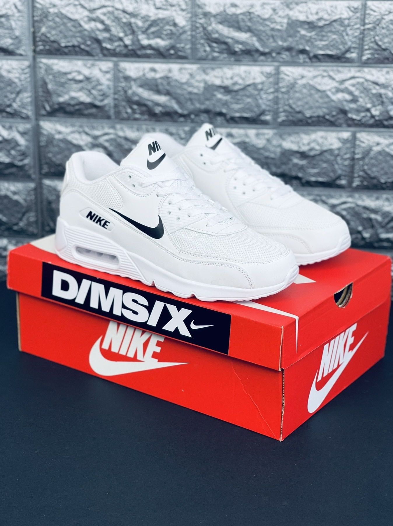 Кроссовки Nike Air Max 90 Белые спортивные кросовки Найк