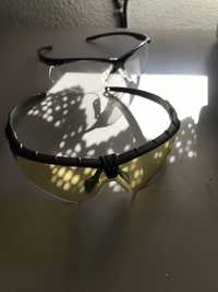 Airsoft oculos de protecção e chapeu