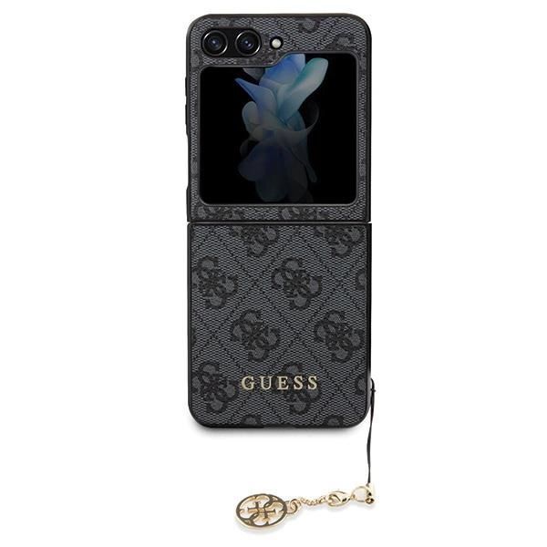 Etui Guess 4G Charms Collection Na Samsung Galaxy Z Flip 5 - Szare