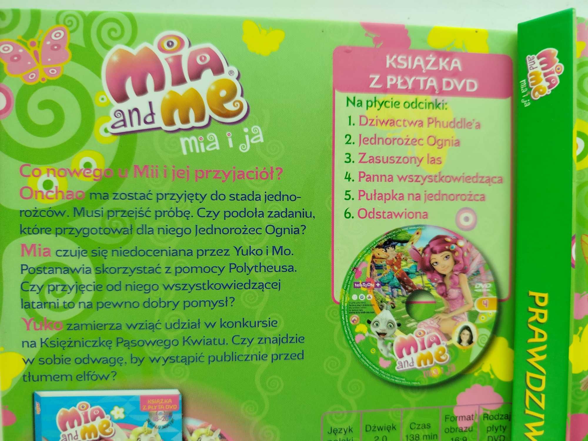 Mia and Me 4 Mia i Ja odc 12-17 Prawdziwy Elf DVD + książka dla dzieci