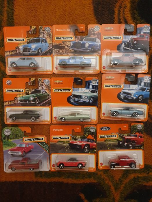 Carros matchbox e burago novos 1/64