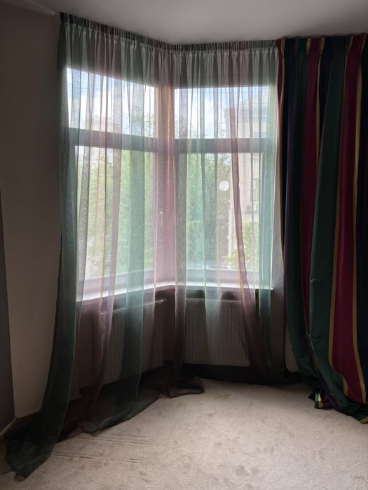 Гарний комплект штори+тюль