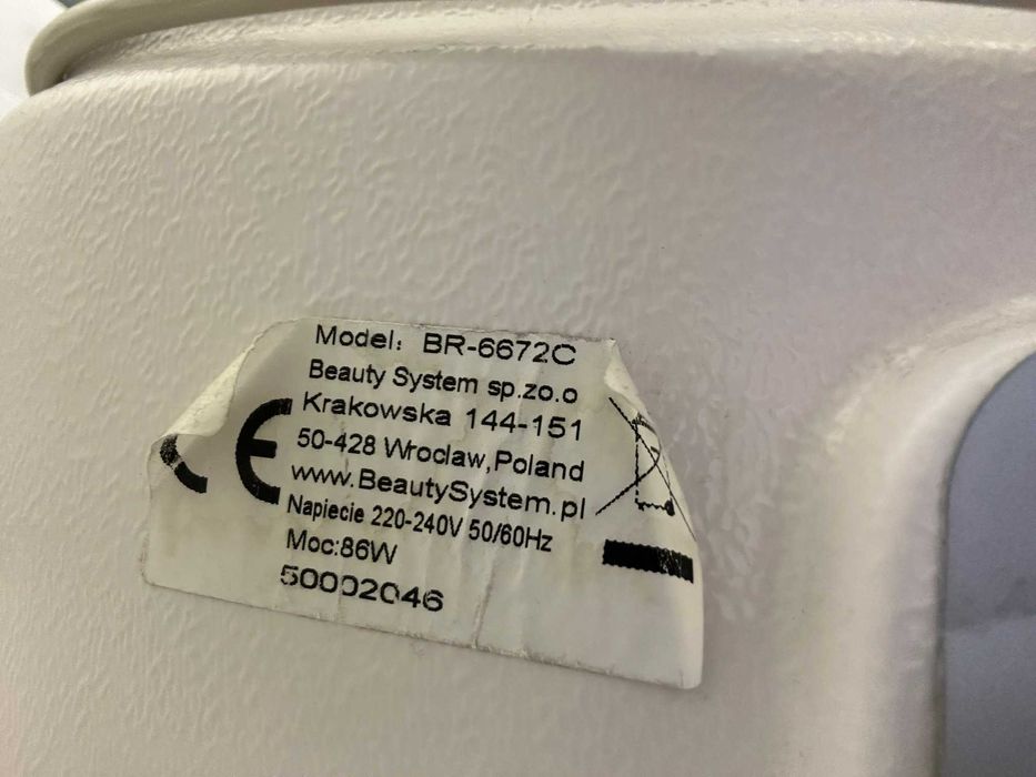 Elektryczny fotel kosmetyczny Mazaro BR-6672C Szary