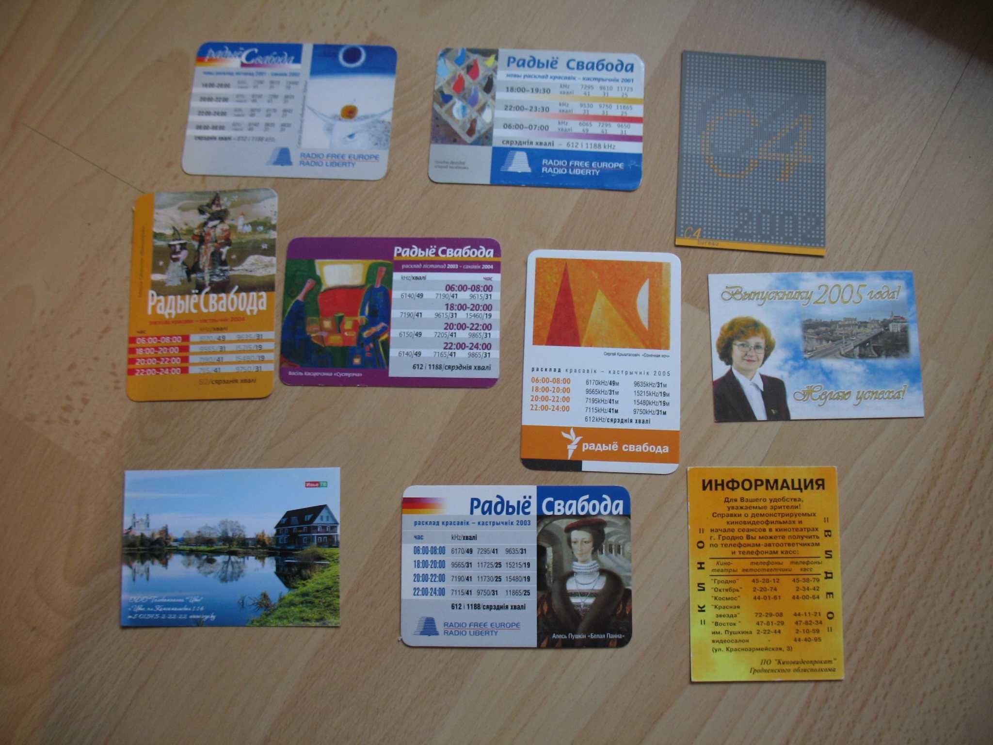 Kalendarzyk Kalendarzyki 10 sztuk Kolekcja