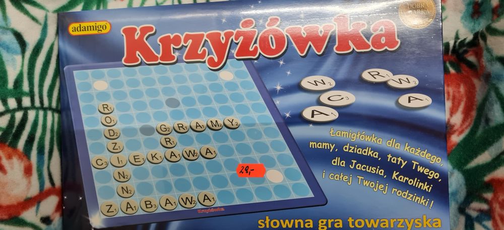 Krzyżówka słowna gra towarzyska