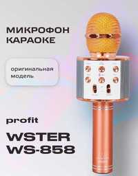 Караоке Мікрофон W-858  блютуз Караоке Микрофон W-858