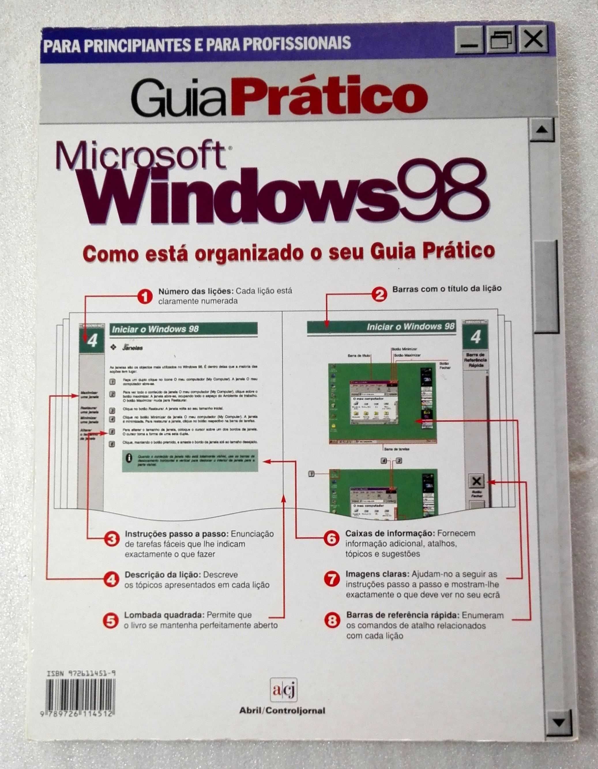 Livro Guia Práctico Completo Microsoft Windows 98
