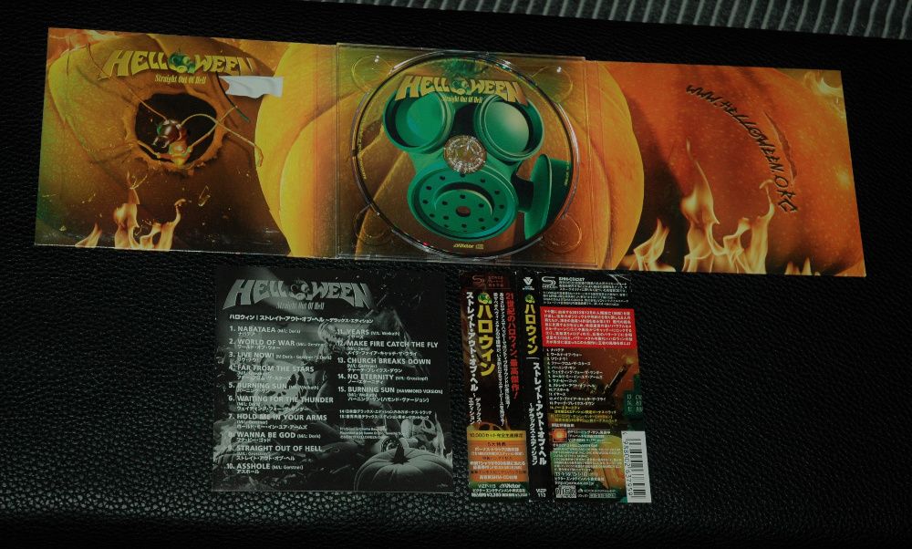 HELLOWEEN - Straight Out Of Hell. 2013 Victor. SHM-CD. Japan. OBI