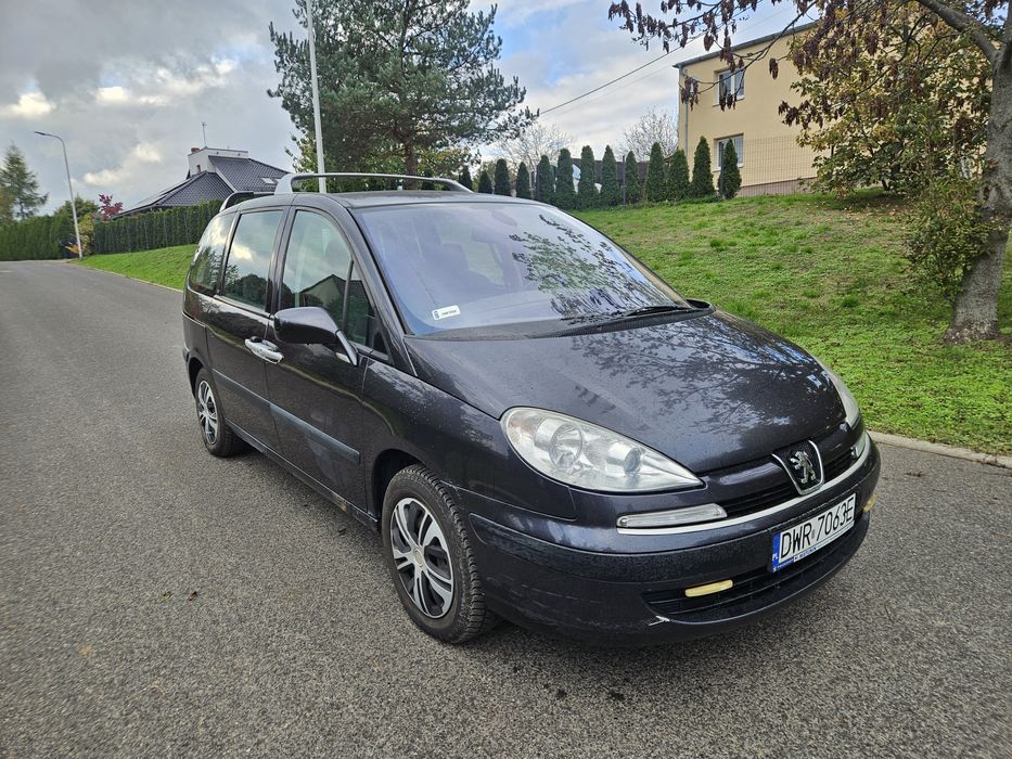 Peugeot 807 ! 2.0 hdi ! 7osób ! Elektryczne drzwi !HAK! Nowy przegląd!