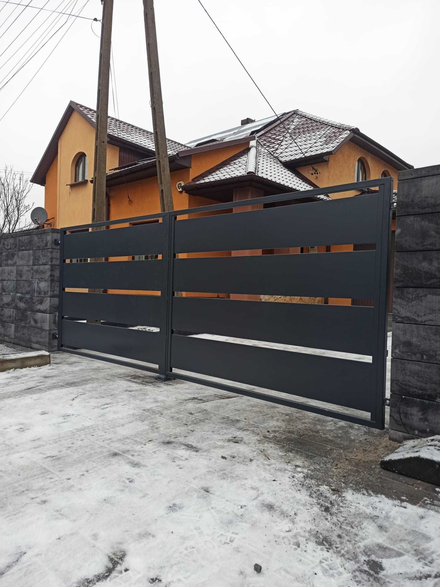 Ogrodzenie panelowe 3D palisadowe bramy furtki montaż PRODUCENT