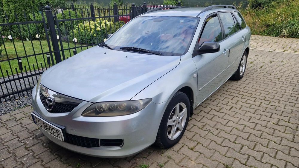 Mazda 6 Mazda 6 srebrna z LPG - bardzo ekonomiczna.
