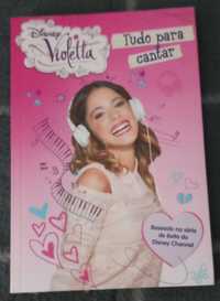 Livro Violetta "Tudo para cantar"