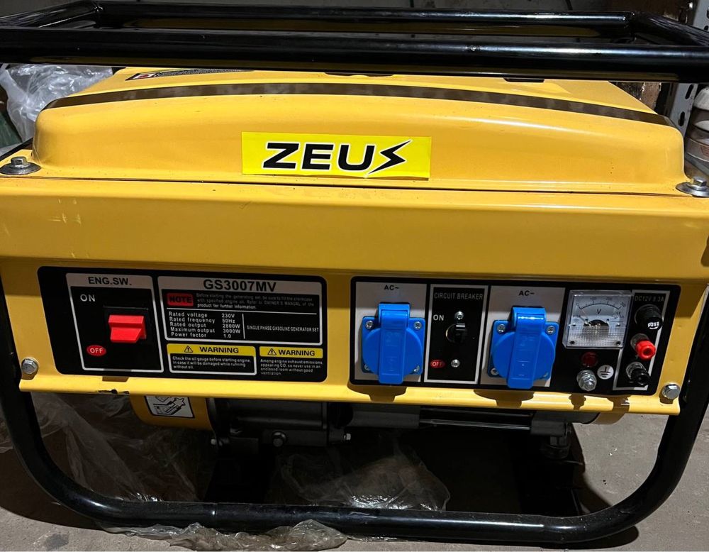 Генератор Zeus 3,5кВт