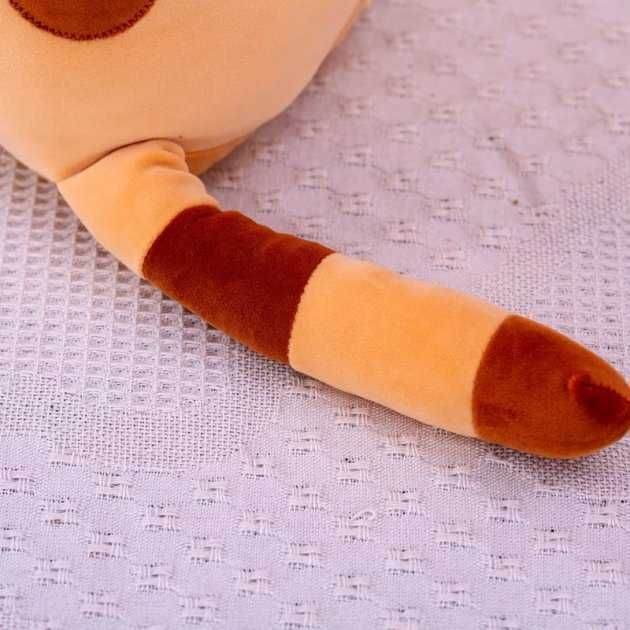 Мягкая Игрушка Кот Длинный 140см Подушка Обнимашка Коричневая