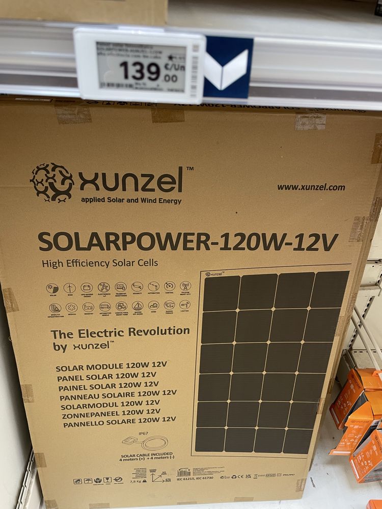 Painel solar 120w