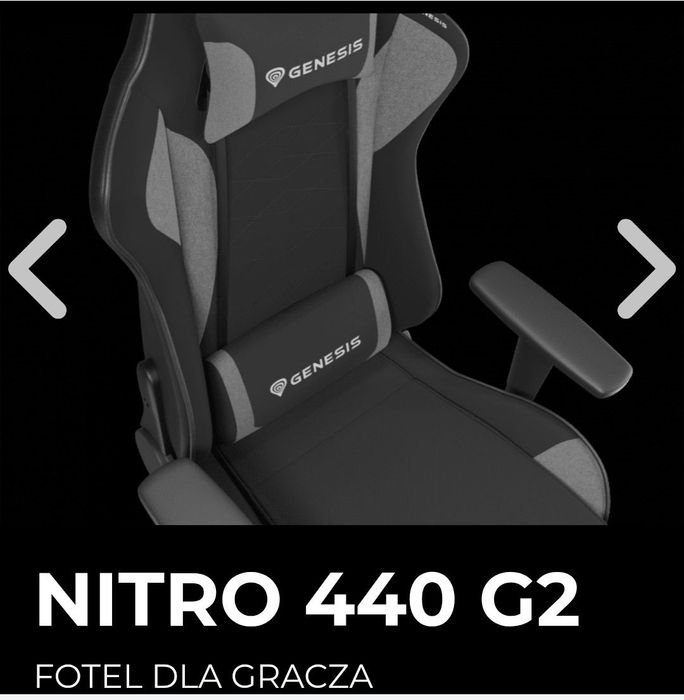 Nowy fotel gamingowy 440 G2