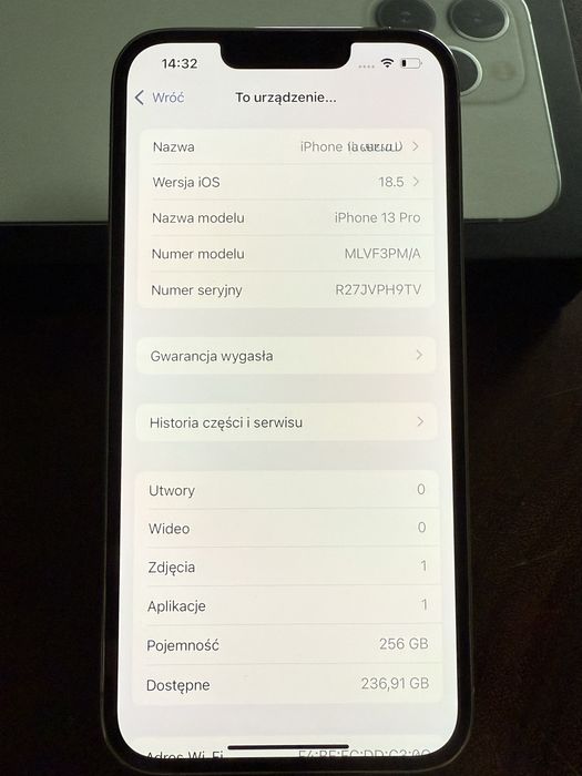 iPhone 13 Pro Silver 256 GB
