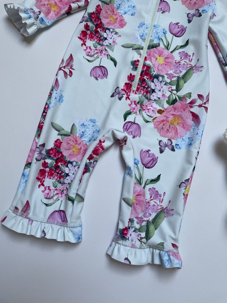 86 92 George Billie Faiers piękny strój kąpielowy w kwiaty ochronny UK