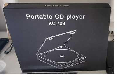 Discman odtwarzacz przenośny mp3 CD DOTYK PREZENT