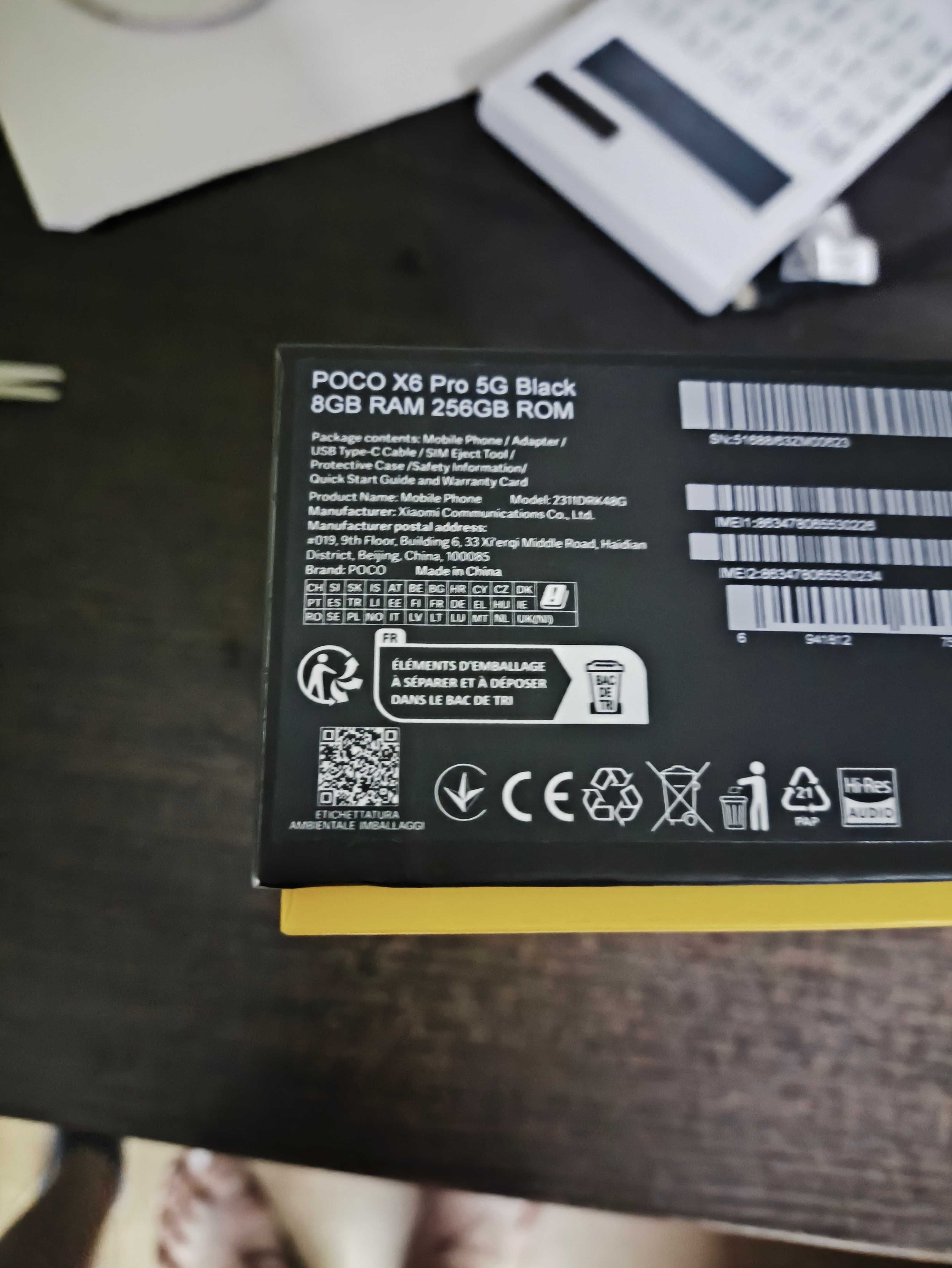 POCO X6 Pro 5G 8/256GB Black