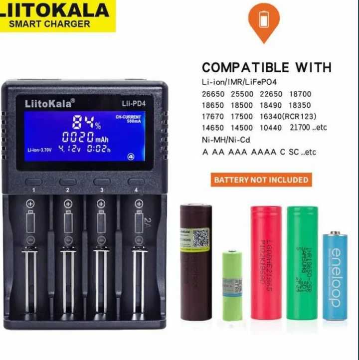 Универсальное Зарядное устройство LiitoKala Lii-PD4