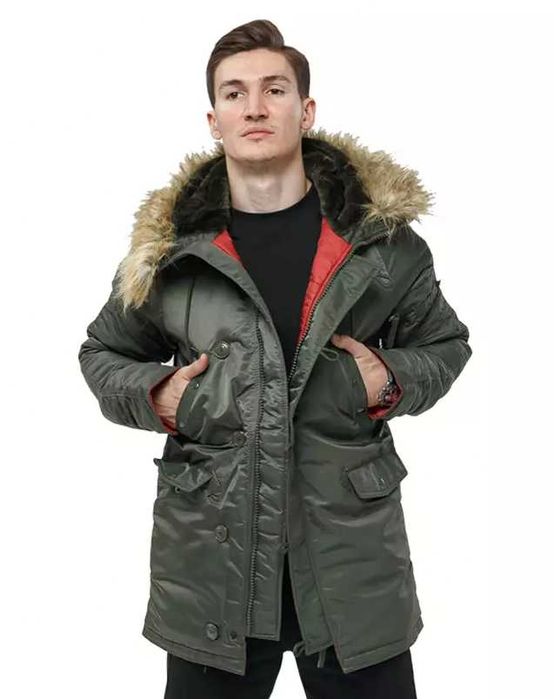 Чоловіча куртка Аляска Slim Fit  N-3B Chamelion