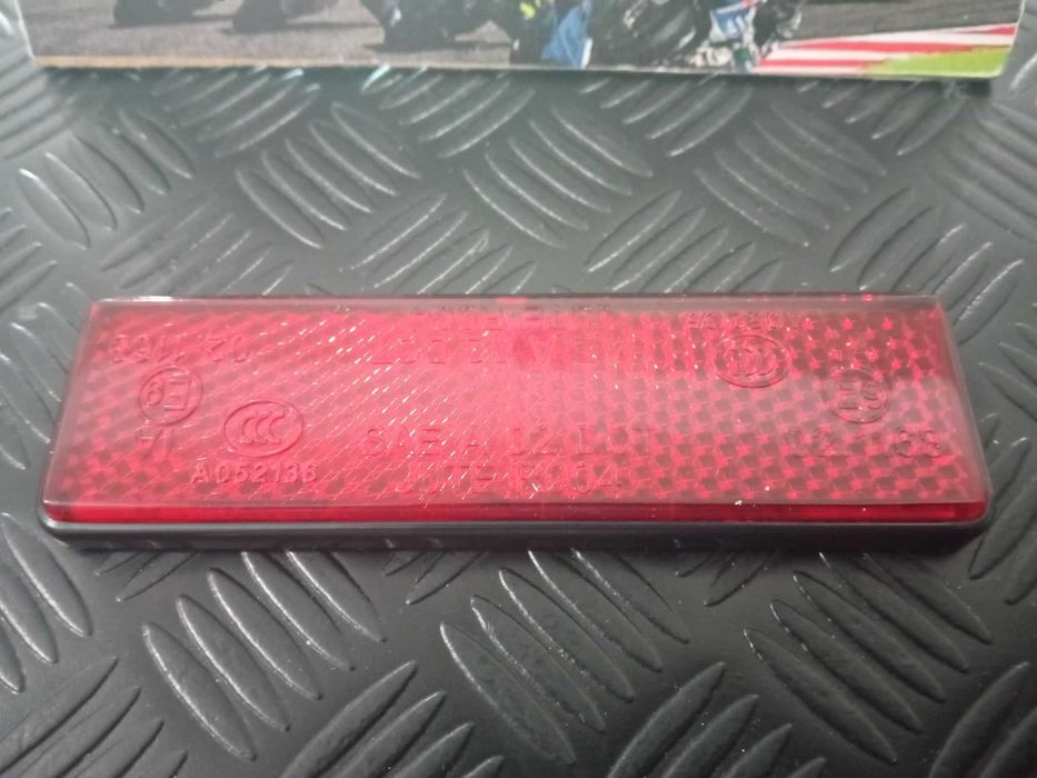 Refletor de matricula Homologado Moto 9cm x 2.5cm Moto