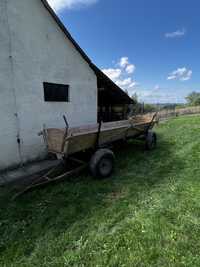 Wóz rolniczy drabiniasty/ciągnikowy konny zbiornik nowe deski