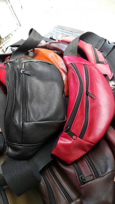 Кожаная БОМБА!!! Качество 100% Объёмная БАНАНКА из натуральной КОЖИ!!!