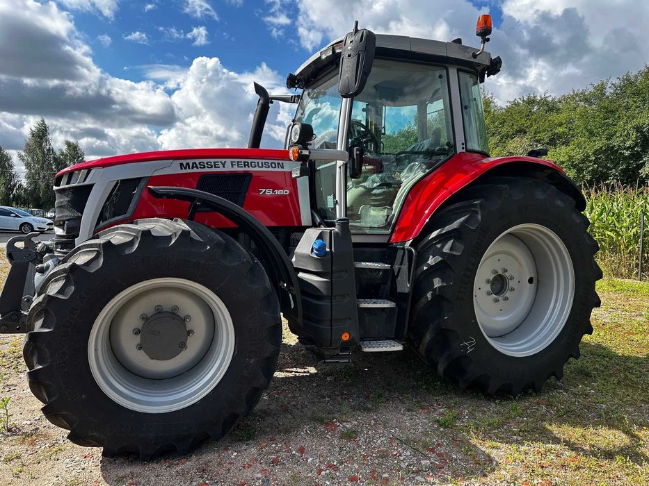 Massey Ferguson 7S.180 D6, koła 710, TUZ, Balast 1500kg, przyg. Navi