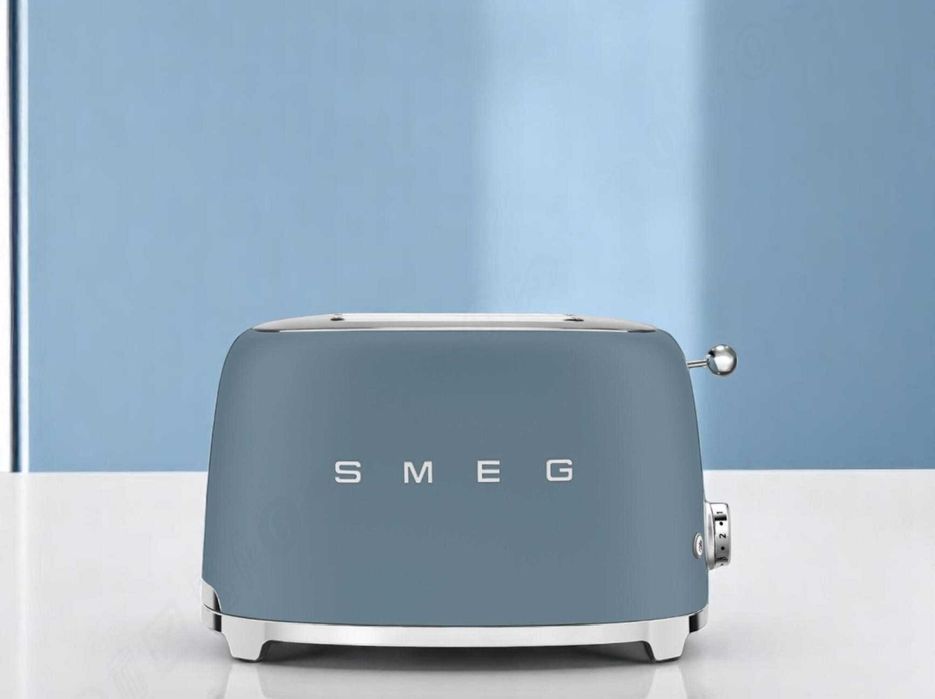 Тостер SMEG TSF01SBMEU матовий шторм | Гарантія, доставка
